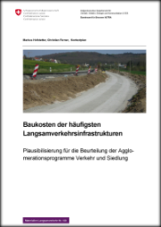 Titelseite Bericht "Baukosten der häufigsten LV-Infrastrukturen"