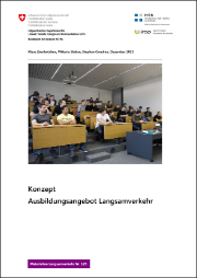 Umschlag Broschüre Materialien Langsamverkehr Nr. 129: Konzept Ausbildungsangebot Langsamverkehr