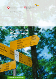 Umschlagbild Handbuch Signalisation Wanderwege