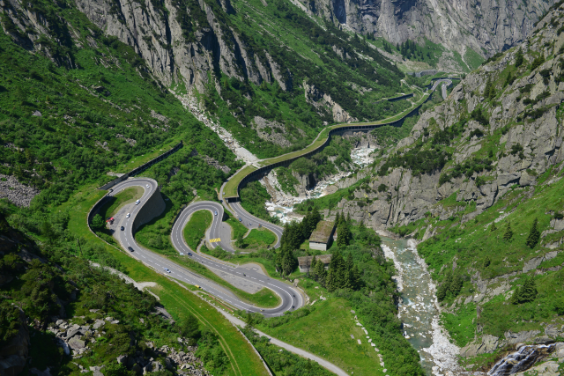 Blick auf die Schöllenen