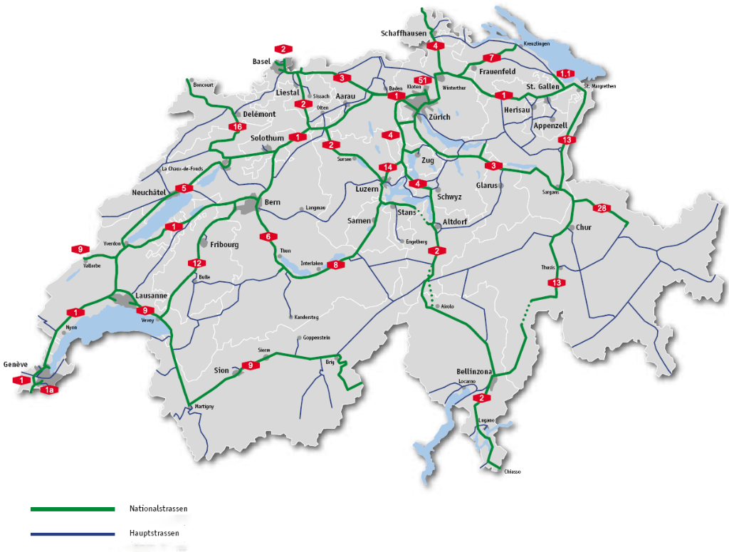 Nationalstrassennetz